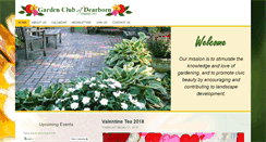 Desktop Screenshot of gardenclubdearborn.org